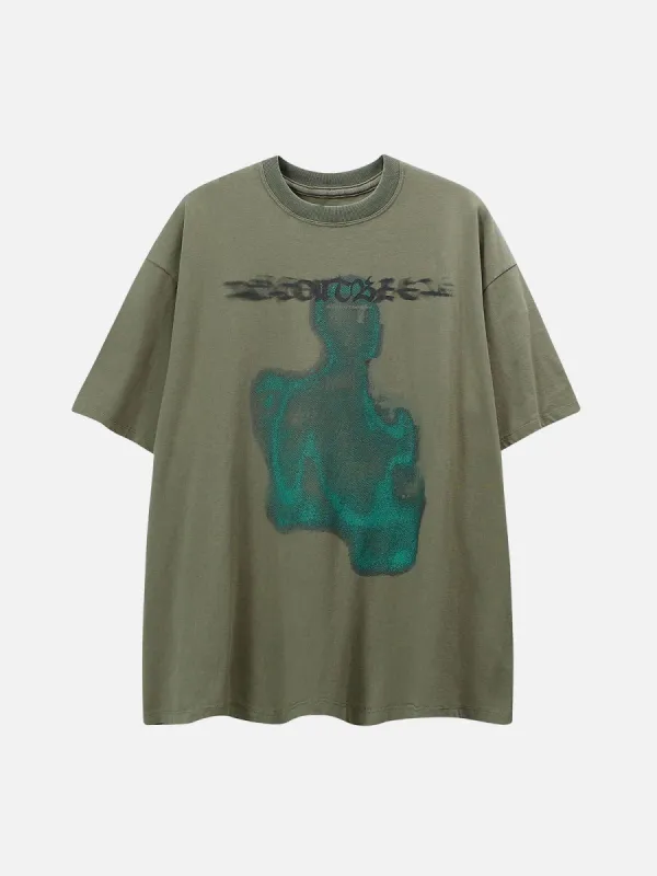 Aelfric Eden Abstract Portrait Print Tee sold by Aelfric Eden