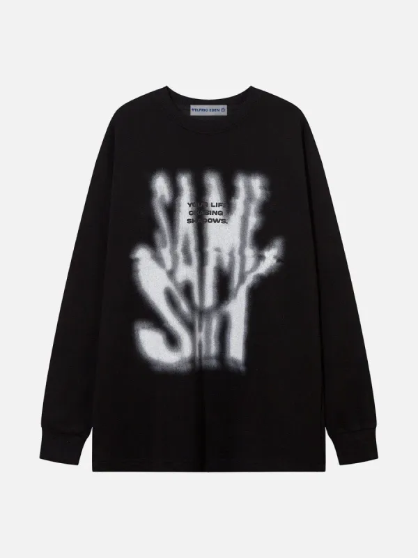 Aelfric Eden Shadow Print Sweatshirt sold by Aelfric Eden