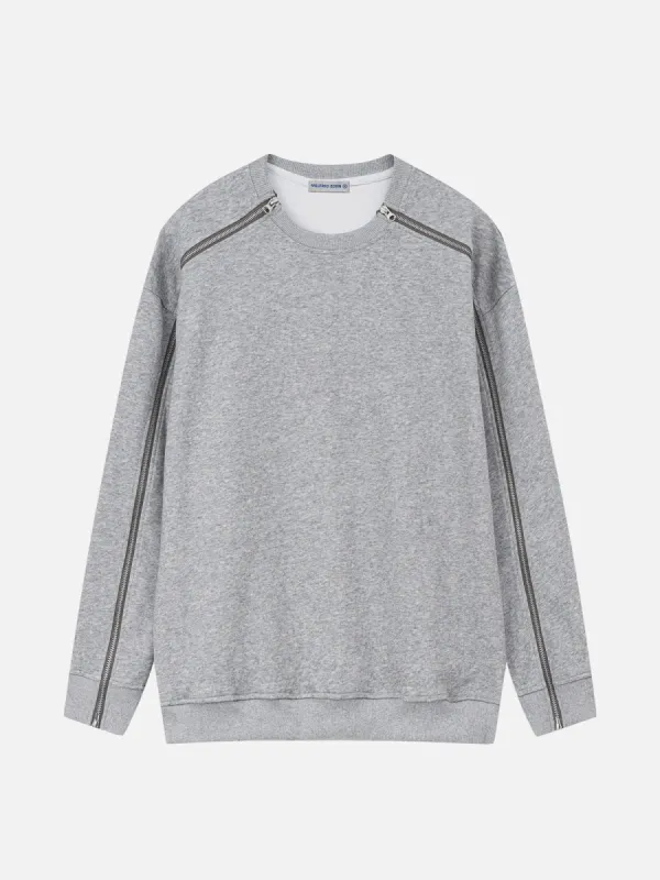 Aelfric Eden Solid ZIP UP Sweatshirt sold by Aelfric Eden