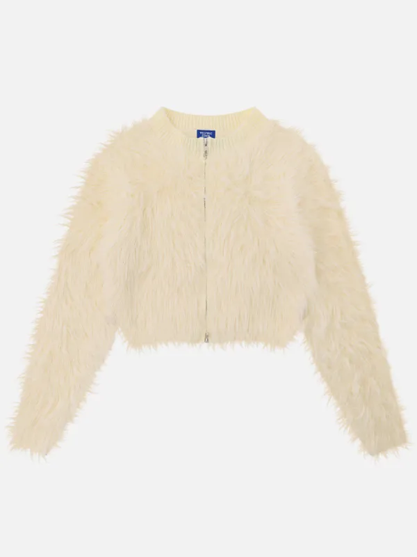 Plush Zip Up Cardigan sold by Aelfric Eden