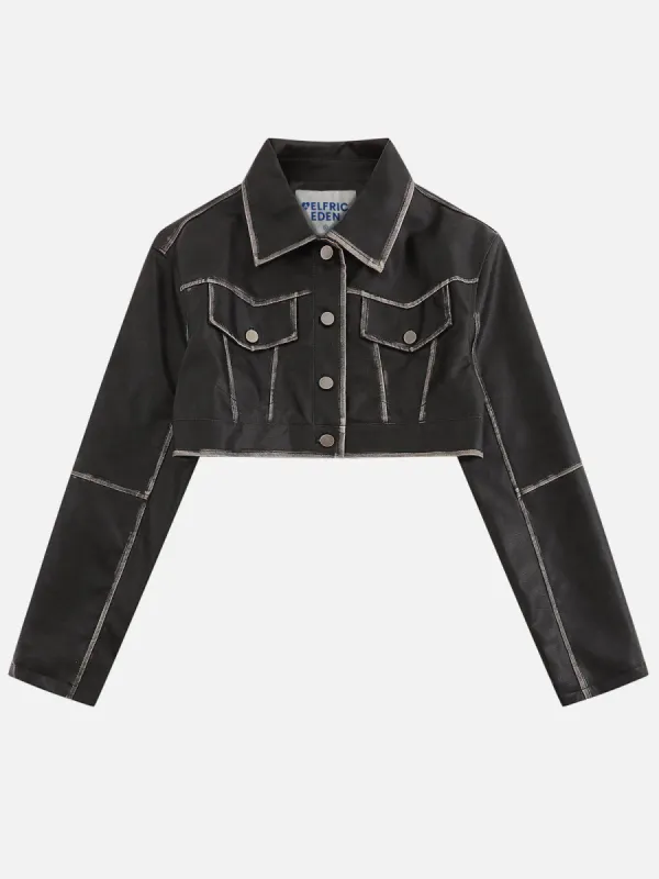 Vintage Washed Leather Jacket sold by Aelfric Eden