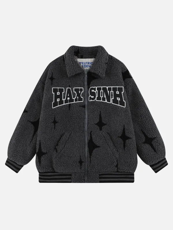 Aelfric Eden Letter Star Embroidery Elements Winter Coat sold by Aelfric Eden