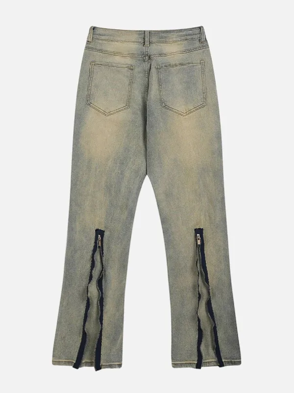 Aelfric Eden Washed ZIP UP Jeans made by Aelfric Eden