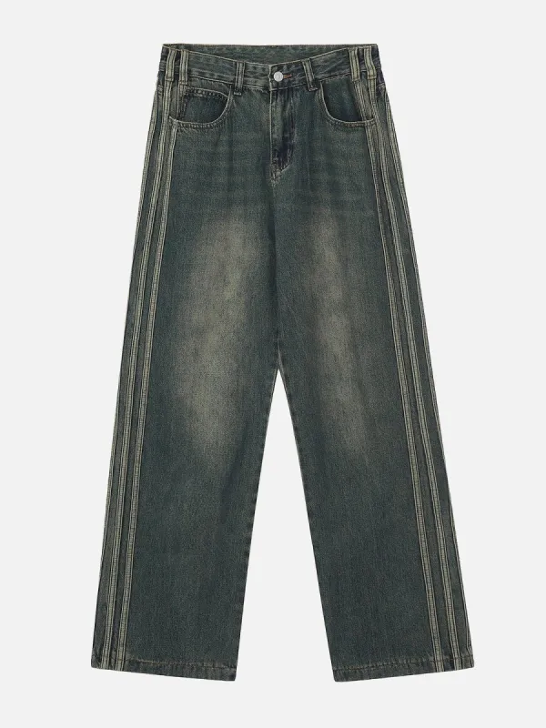 Aelfric Eden Side Stripes Jeans@ashleykeno17 sold by Aelfric Eden