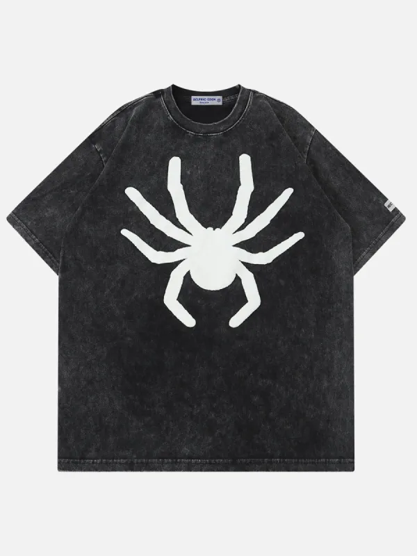 Aelfric Eden Heart Spider Web Foam Print Tee sold by Aelfric Eden