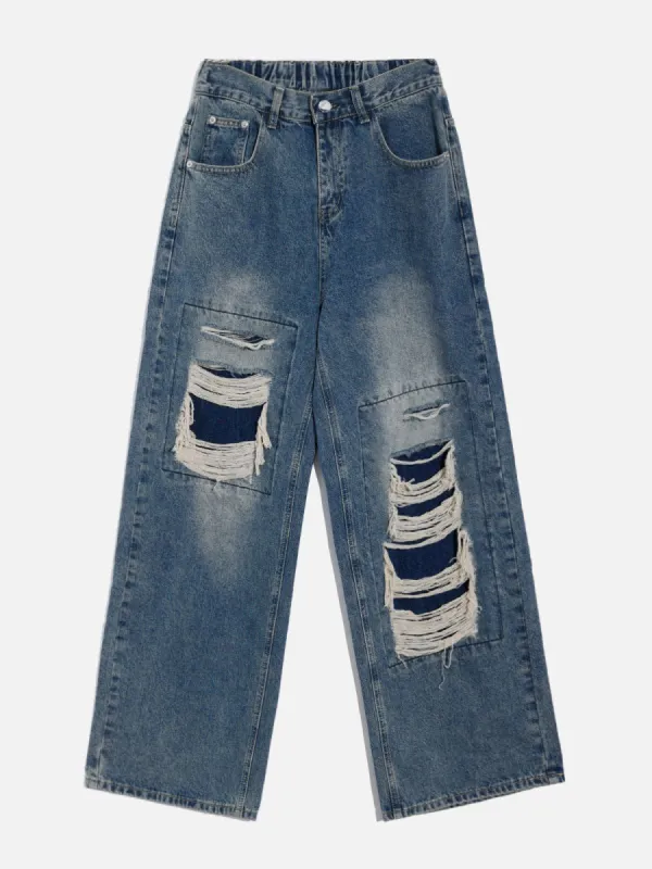 Aelfric Eden Vintage Distressed Baggy Jeans sold by Aelfric Eden