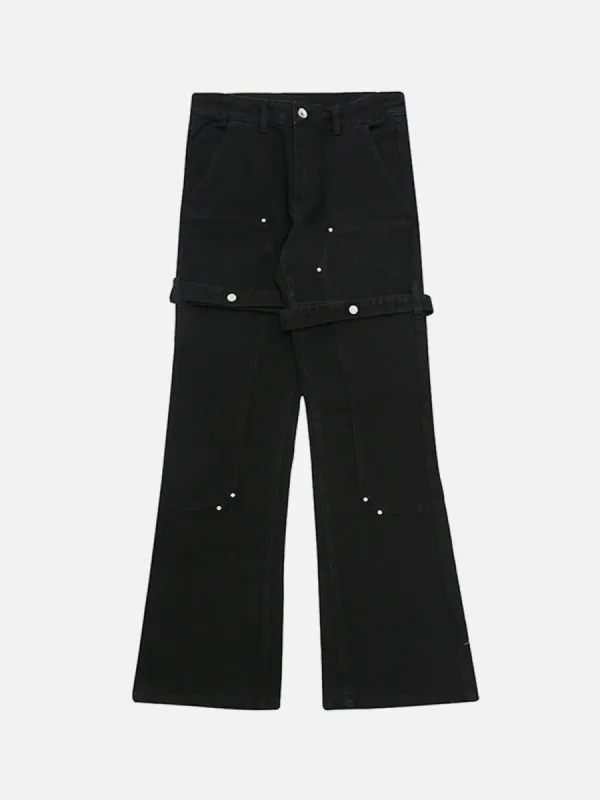 Aelfric Eden Patchwork Woven Ribbon Jeans sold by Aelfric Eden