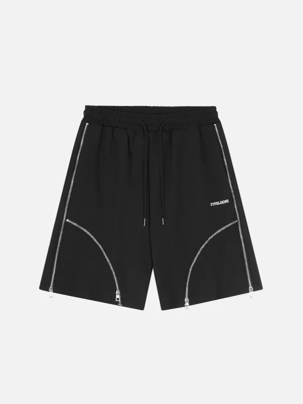 Aelfric Eden Multi Zipper Design Shorts sold by Aelfric Eden