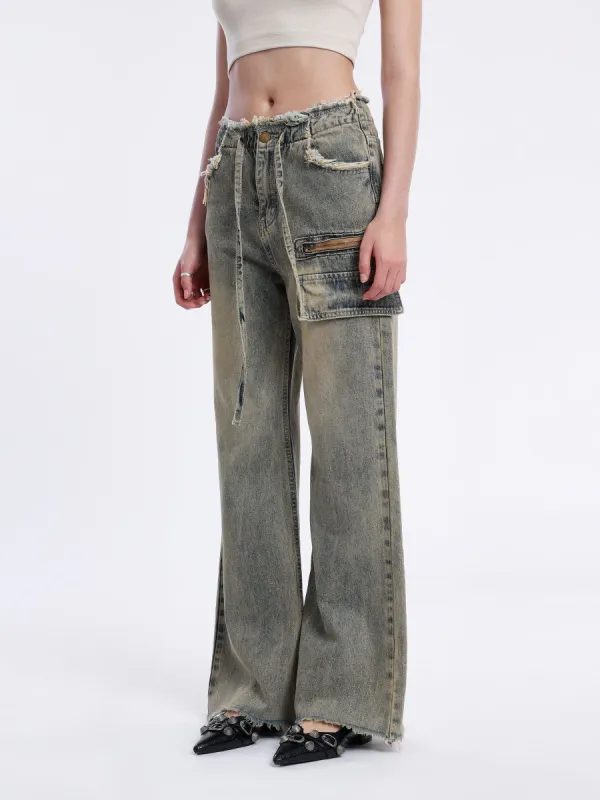 Aelfric Eden Vintage Raw Edge Washed Jeans sold by Aelfric Eden