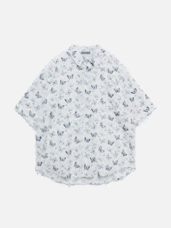 Aelfric Eden Fringe Butterfly Short Sleeve Shirt sold by Aelfric Eden
