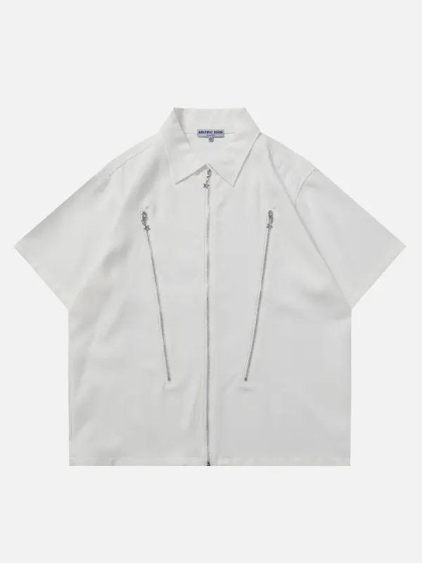 Aelfric Eden ZIP UP Short Sleeve Shirts sold by Aelfric Eden