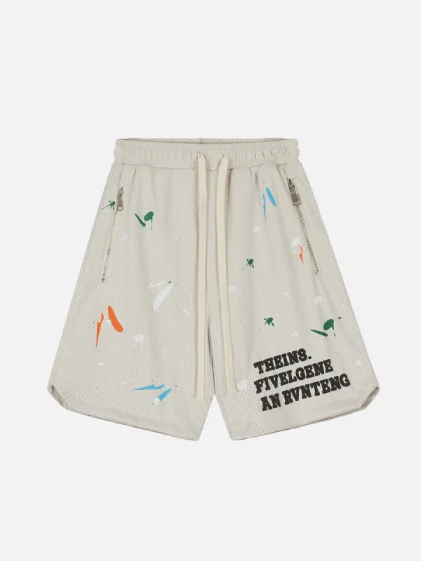 Aelfric Eden Graffiti Letter Print Shorts sold by Aelfric Eden