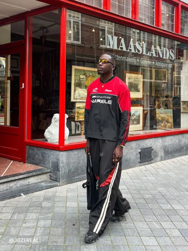 Aelfric Eden Vintage Oblique Stripe Sweatpants sold by Aelfric Eden