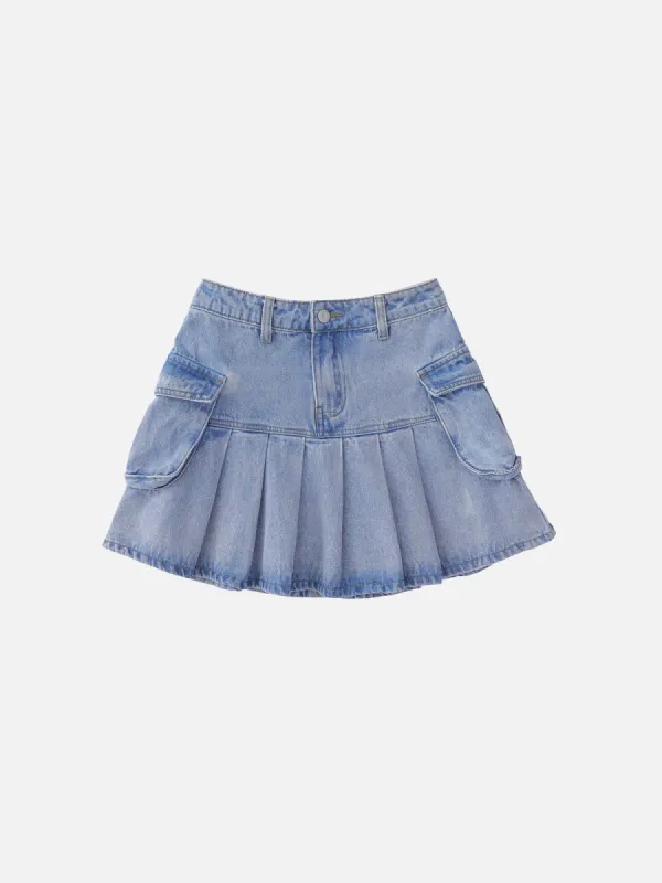 Vintage Washed Denim Skirt sold by Aelfric Eden