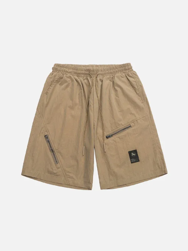 Aelfric Eden Solid ZIP UP Shorts sold by Aelfric Eden