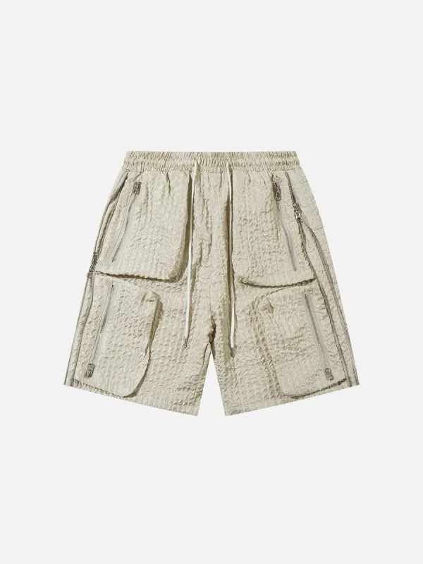 Aelfric Eden Multi Pocket Wave Texture Shorts sold by Aelfric Eden