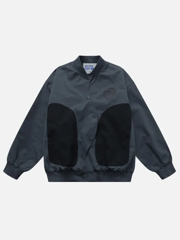 Aelfric Eden Curved Patchwork Bomber Jackets sold by Aelfric Eden