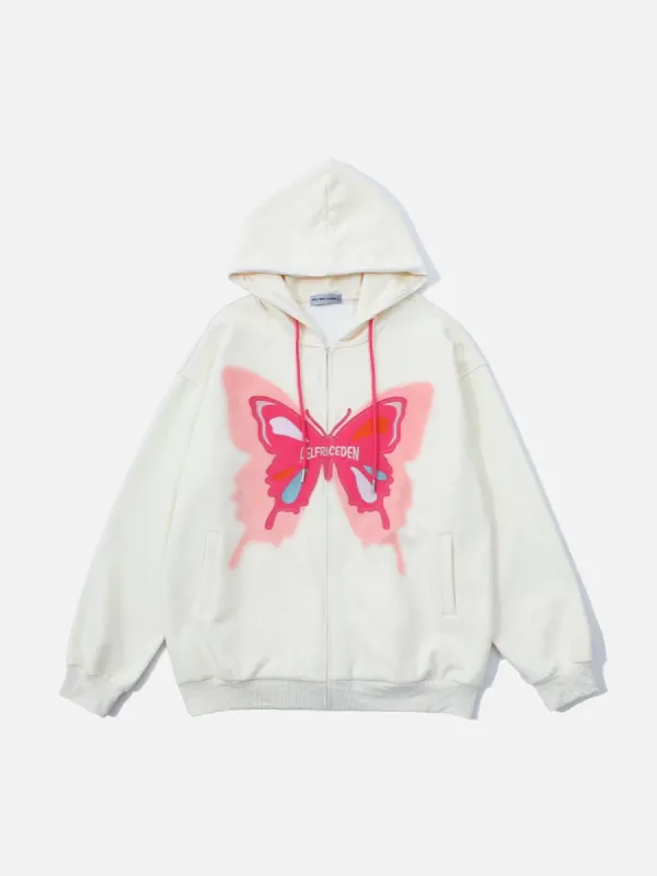 Aelfric Eden Embroidery Butterfly Hoodie sold by Aelfric Eden