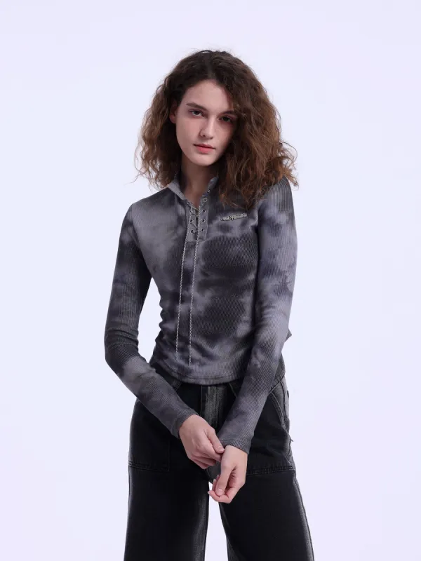 Tie Dye Chain Long Sleeve sold by Aelfric Eden