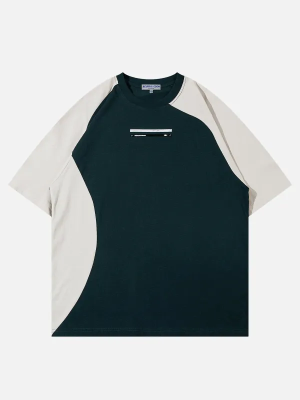 Aelfric Eden Contrast Color Block Tee sold by Aelfric Eden