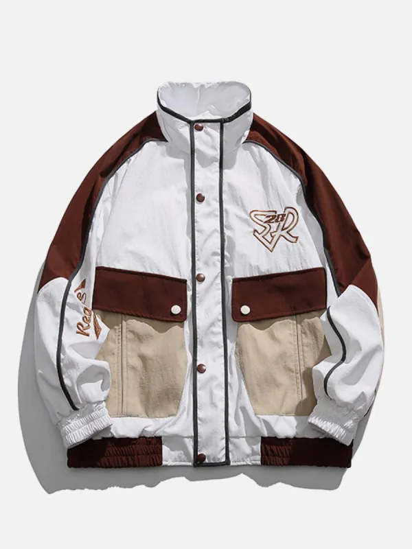 Aelfric Eden Color Block Large Pocket Cargo Jacket sold by Aelfric Eden