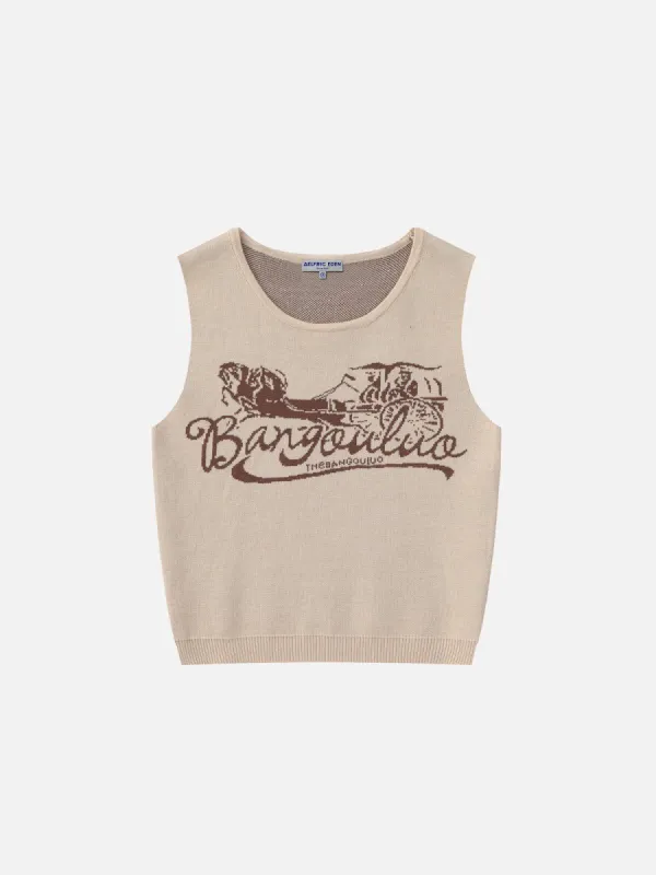 Carriage Graphic Tank Top sold by Aelfric Eden