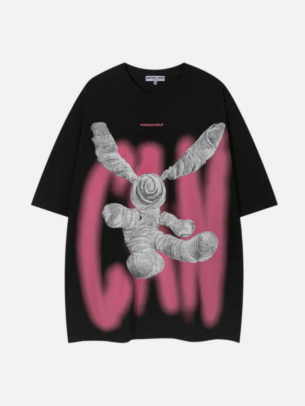 Aelfric Eden Abstract Bandage Bunny Tee sold by Aelfric Eden
