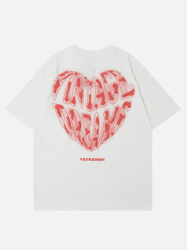 Aelfric Eden Letter Heart Elements Print Tee sold by Aelfric Eden