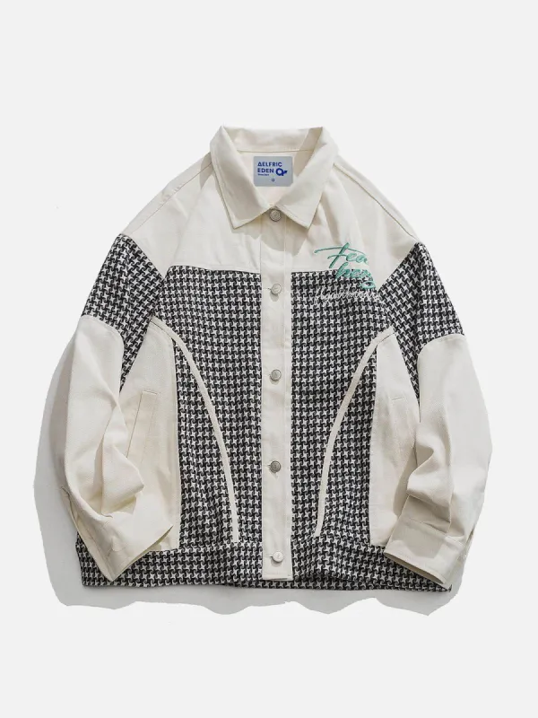 Aelfric Eden Vintage Plaid Patchwork Jacket sold by Aelfric Eden