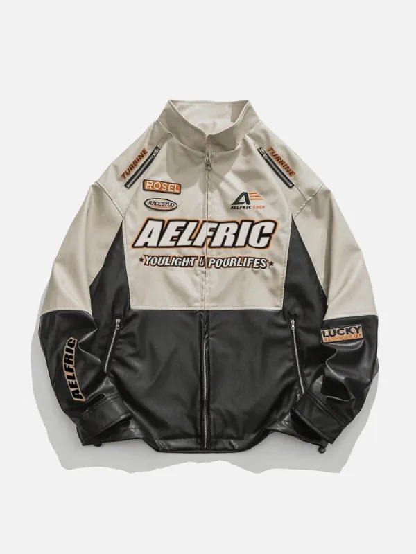 Aelfric Eden Patchwork Racing Jacket sold by Aelfric Eden