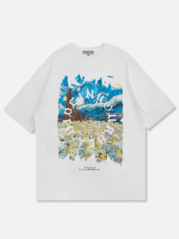 Aelfric Eden Oil Painting Pattern Tee sold by Aelfric Eden