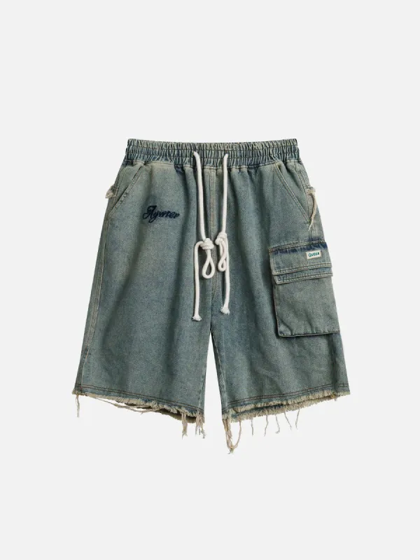 Aelfric Eden Washed Fringe Jorts sold by Aelfric Eden