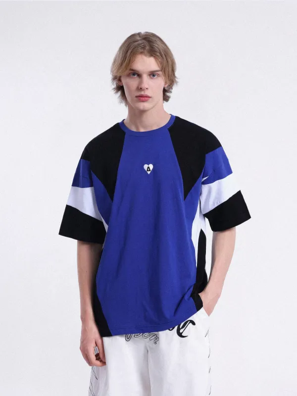 Aelfric Eden Multi Color Patchwork Tee<font color="#00249C"><br>S/S 24 The Dreamers</font> sold by Aelfric Eden