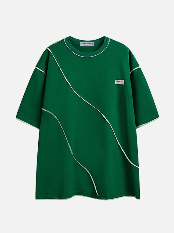 Aelfric Eden Creative Stripe Cotton Tee sold by Aelfric Eden