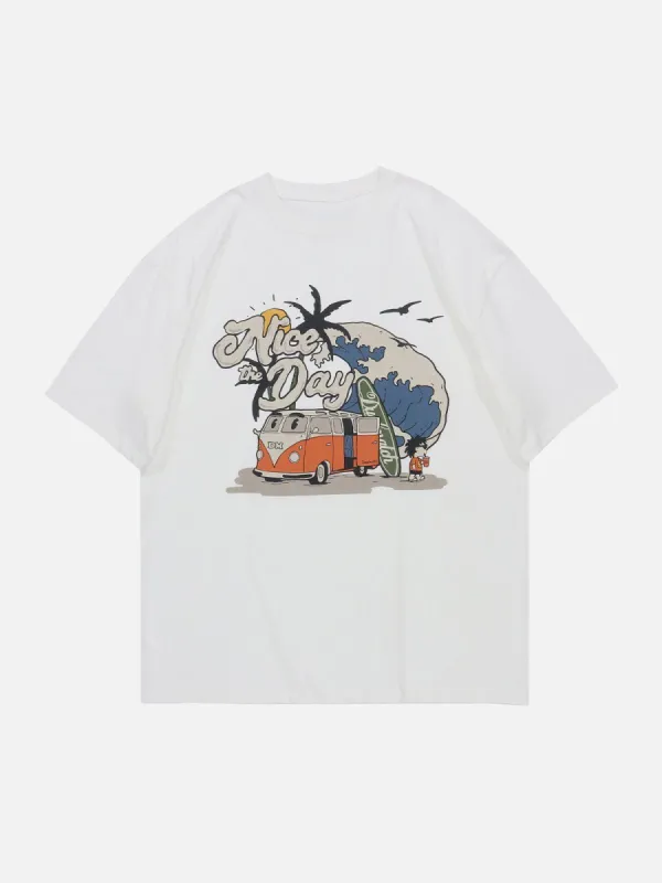 Aelfric Eden Cartoon Car Print Tee sold by Aelfric Eden