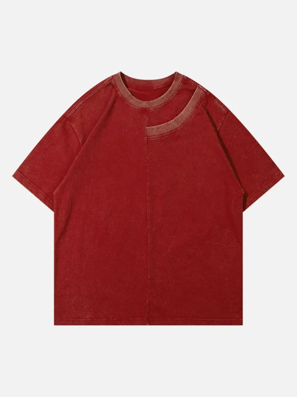 Solid Color Washed Tee sold by Aelfric Eden