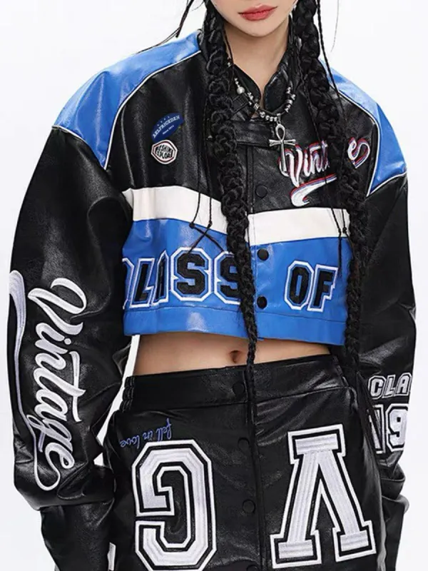 "VG" Detachable PU Racing Jacket sold by Aelfric Eden