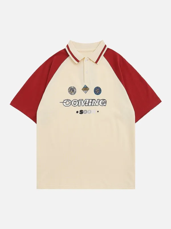 Aelfric Eden Letter Print Panel Tee sold by Aelfric Eden