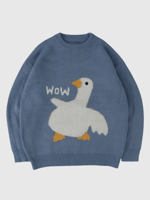 Wow Goose Sweater sold by Aelfric Eden