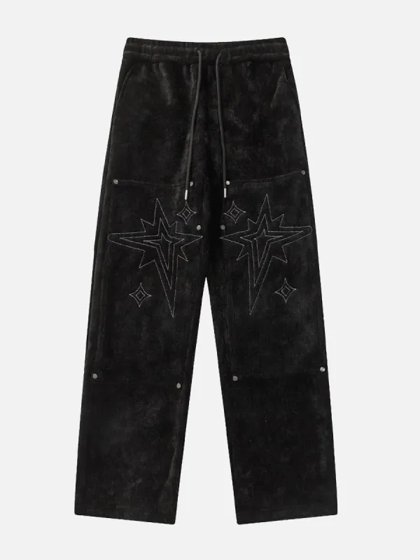 Aelfric Eden Embroidery Star Chenille Pants sold by Aelfric Eden