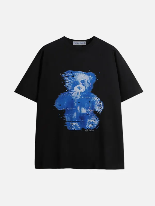 Aelfric Eden Digital Bear Print Tee sold by Aelfric Eden