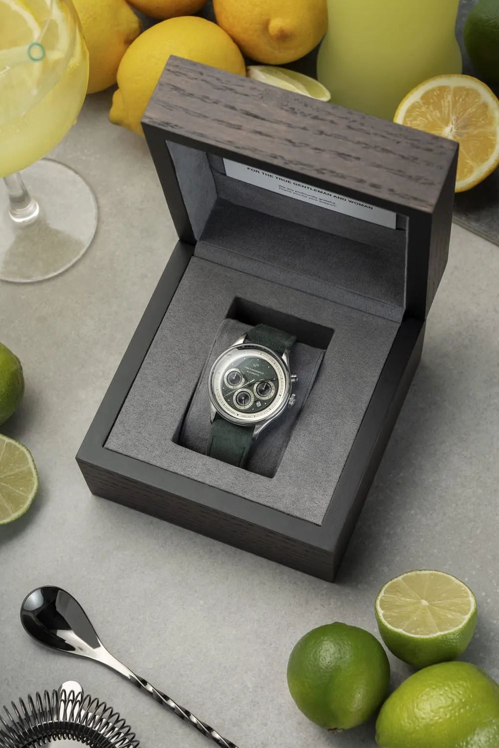 1564 Chronodate Automatic, Steel / Garnish Green sold by About Vintage product image thumbnail 3