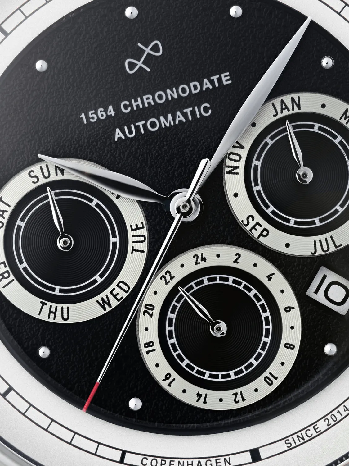 1564 Chronodate Automatic, Steel / Black sold by About Vintage product image thumbnail 5