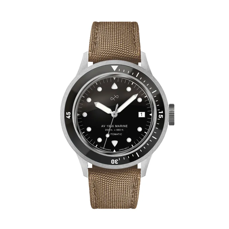 1956 Marine Automatic, Steel / Black made by AV86