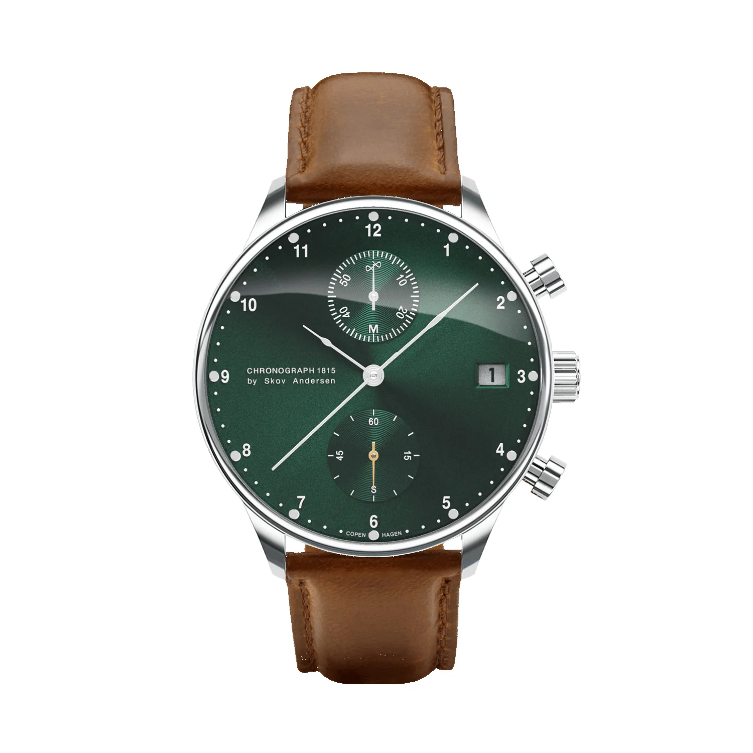 1815 Chronograph, Steel / Green Sunray sold by About Vintage