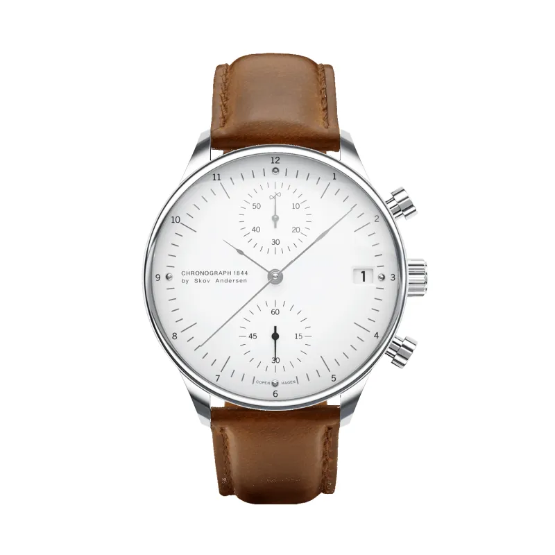 1844 Chronograph, Steel / White made by AV86