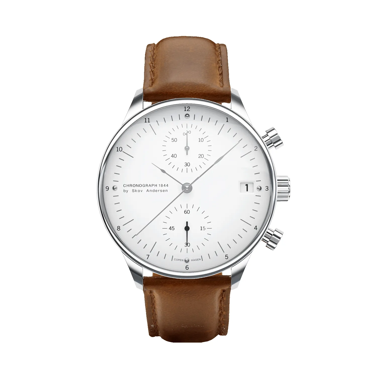 1844 Chronograph, Steel / White sold by About Vintage