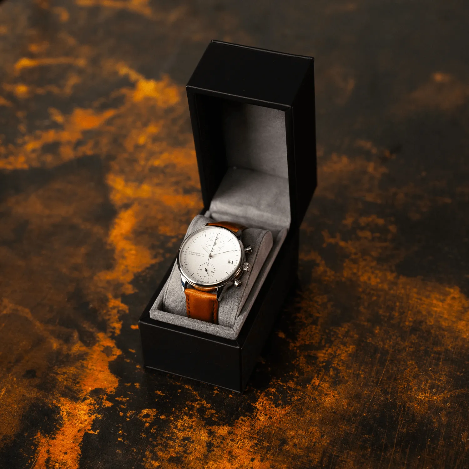 1844 Chronograph, Steel / White sold by About Vintage product image thumbnail 5