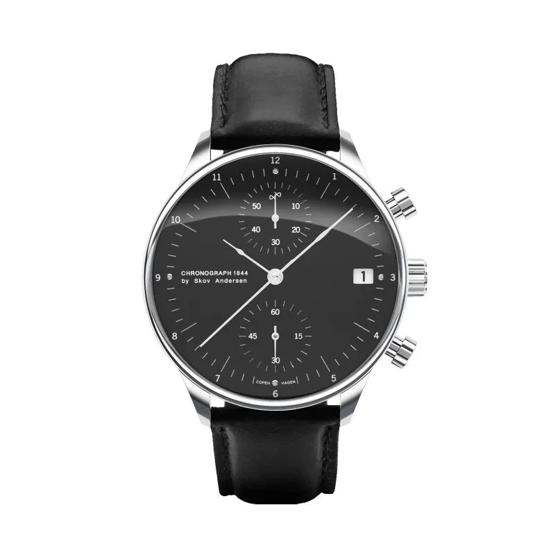 1844 Chronograph, Steel / Black made by AV86