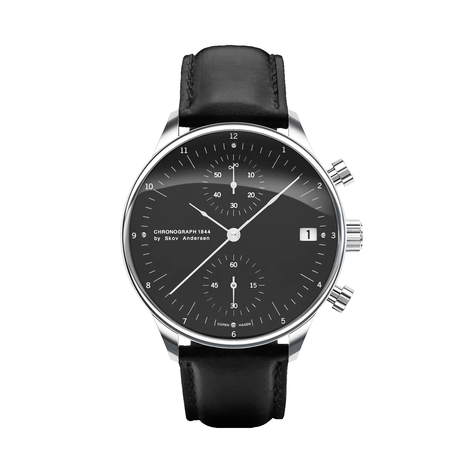 1844 Chronograph, Steel / Black sold by About Vintage
